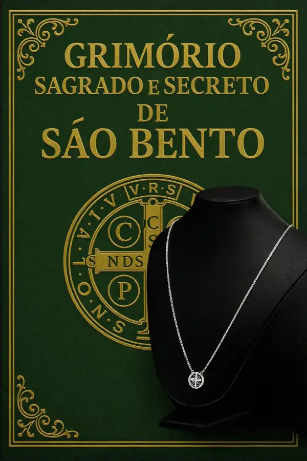 Combo Grimório Sagrado + Escapulário de São Bento